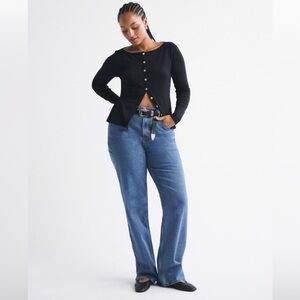Abercrombie & Fitch Curve Love High Rise 90s Jeans (27L)